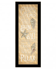Close Your Eyes 1 Black Framed Print Wall Art - Homeroots