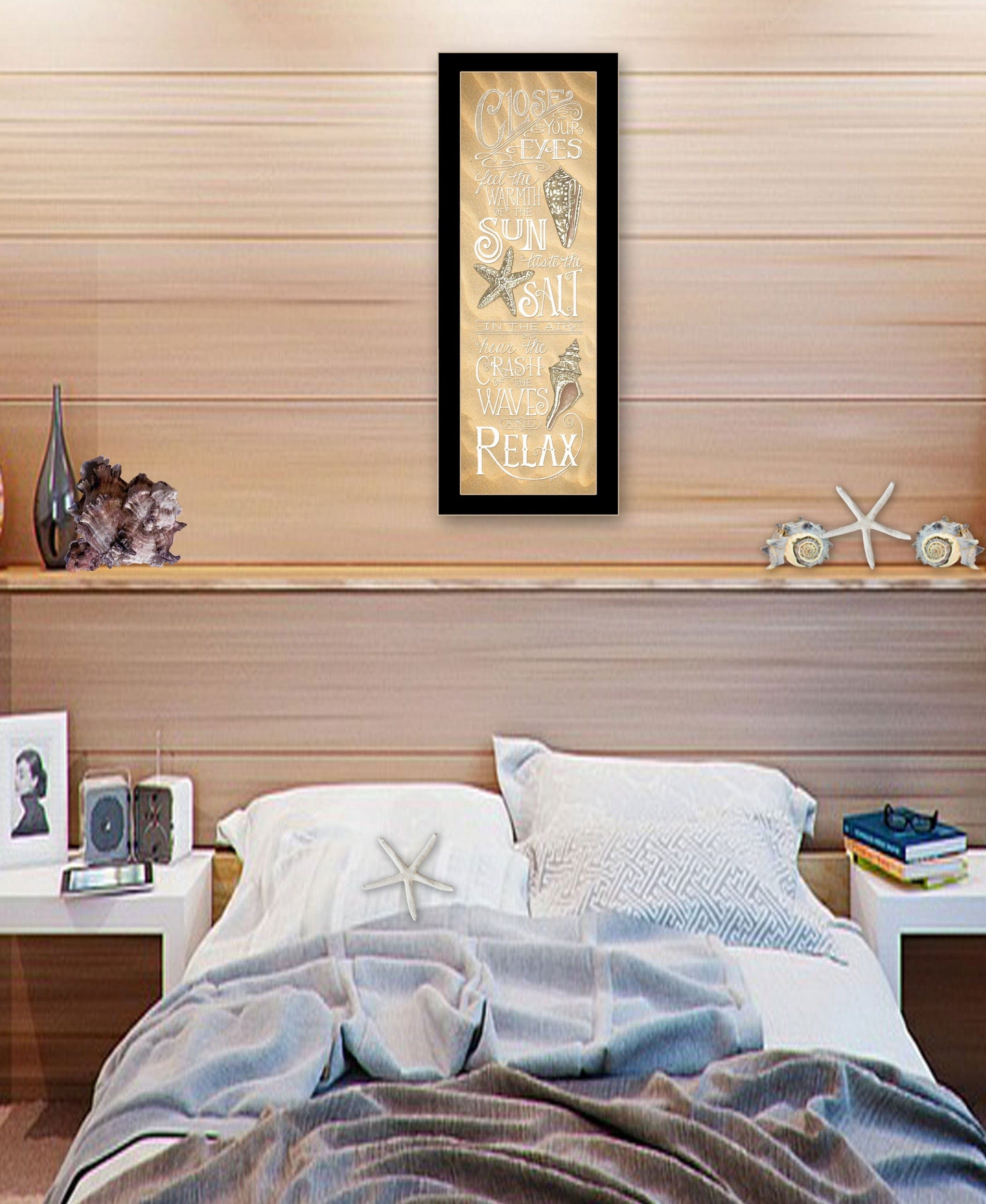 Close Your Eyes 1 Black Framed Print Wall Art - Homeroots