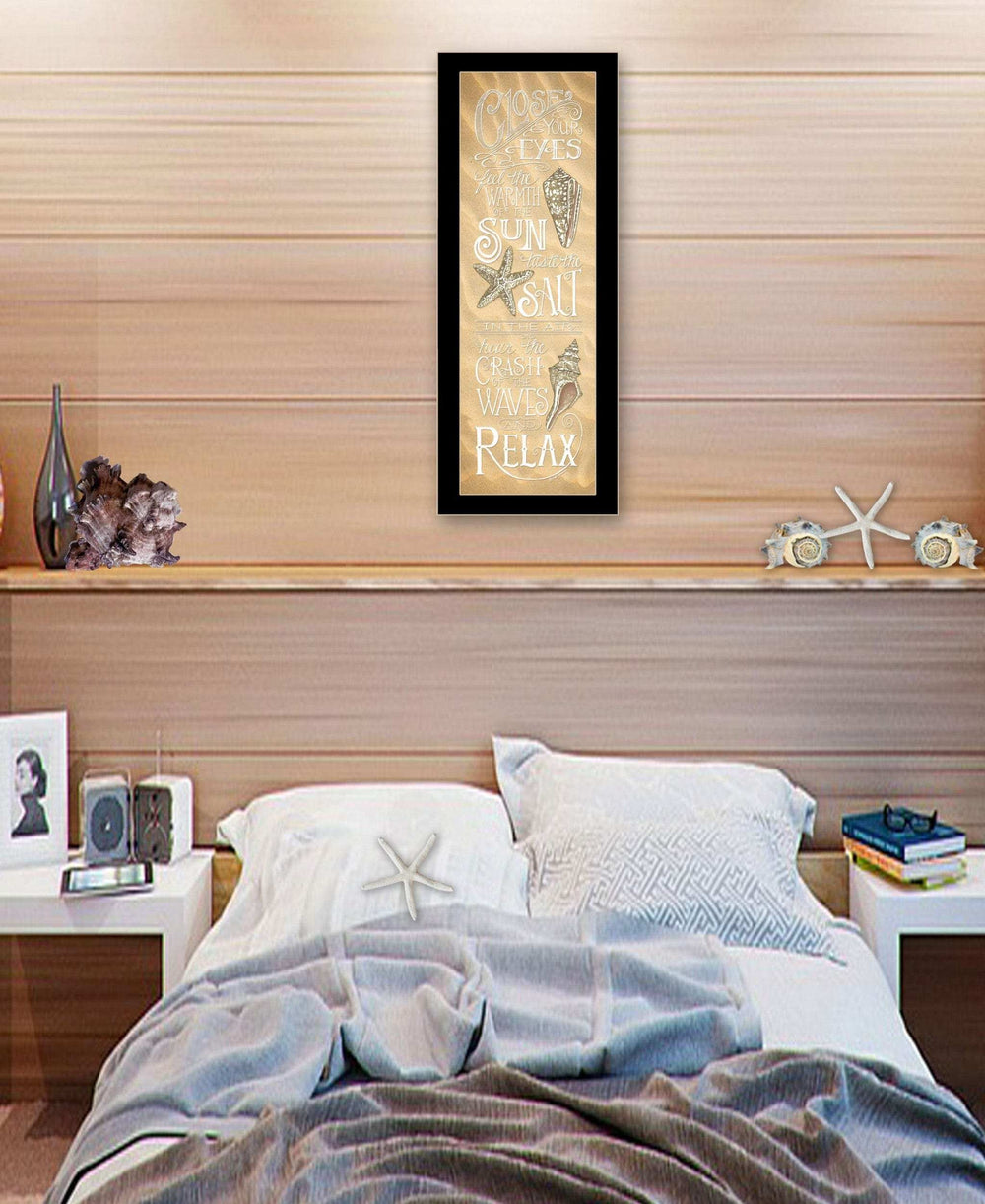 Close Your Eyes 1 Black Framed Print Wall Art - Homeroots - Flyclothing LLC