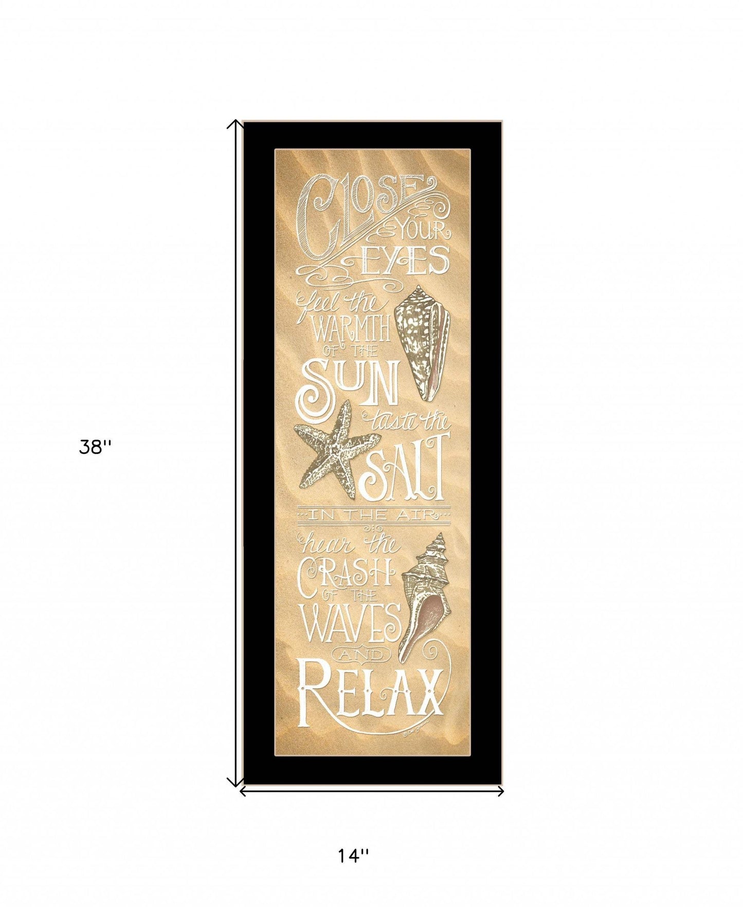 Close Your Eyes 1 Black Framed Print Wall Art - Homeroots - Flyclothing LLC