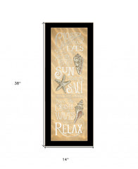 Close Your Eyes 1 Black Framed Print Wall Art - Homeroots