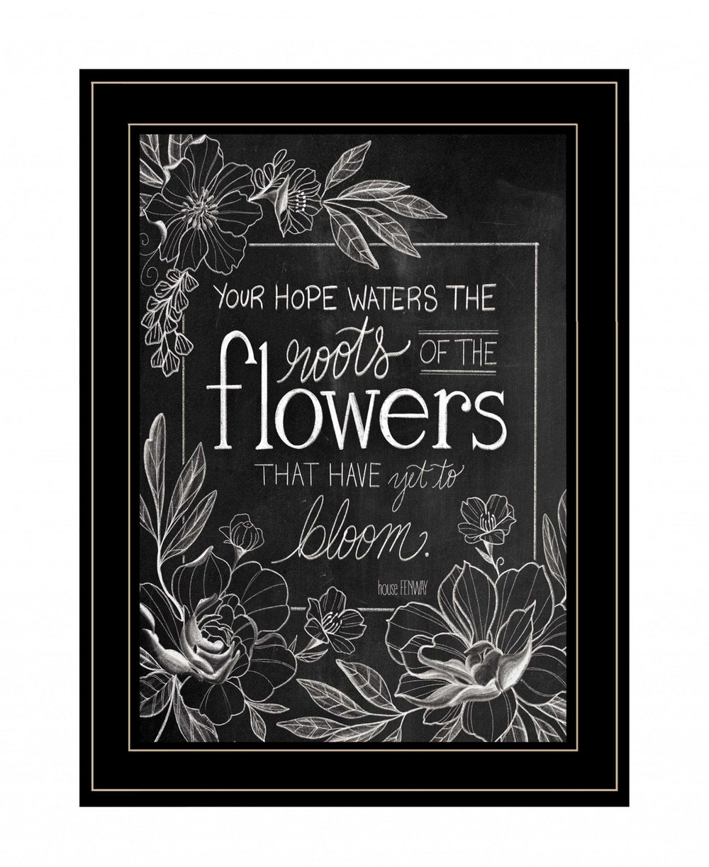 Yet to Bloom 1 Black Framed Print Wall Art - Homeroots - Flyclothing LLC