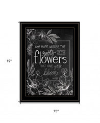 Yet to Bloom 1 Black Framed Print Wall Art
