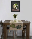 Vintage Floral Tea Pot 1 Black Framed Print Kitchen Wall Art - Homeroots