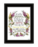 Charming Garden 1 Black Framed Print Wall Art - Homeroots
