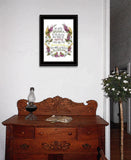 Charming Garden 1 Black Framed Print Wall Art - Homeroots