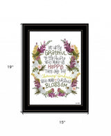 Charming Garden 1 Black Framed Print Wall Art - Homeroots - Flyclothing LLC