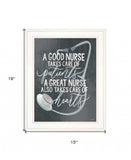 A Nurses Heart 1 White Framed Print Wall Art - Homeroots - Flyclothing LLC