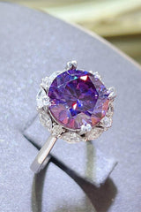 5 Carat Moissanite 925 Sterling Silver Ring - Trendsi - Flyclothing LLC