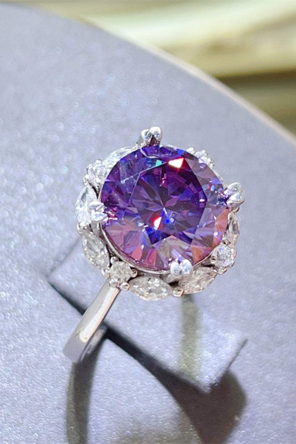 5 Carat Moissanite 925 Sterling Silver Ring - Trendsi - Flyclothing LLC