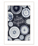 Its Beautiful to Be Different 1 White Framed Print Wall Art - Homeroots