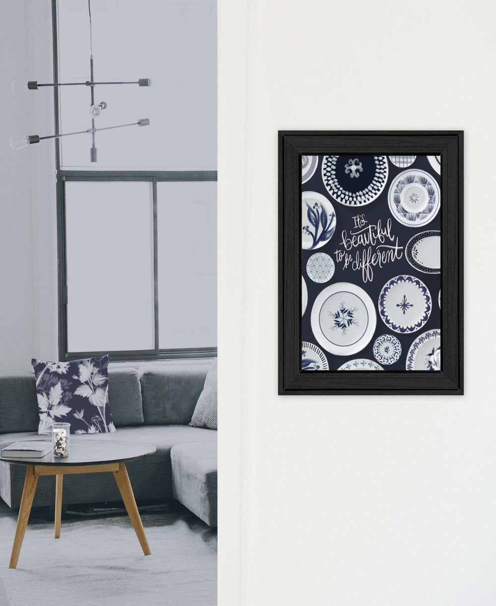 Its Beautiful to Be Different 2 Black Framed Print Wall Art - Homeroots - Flyclothing LLC