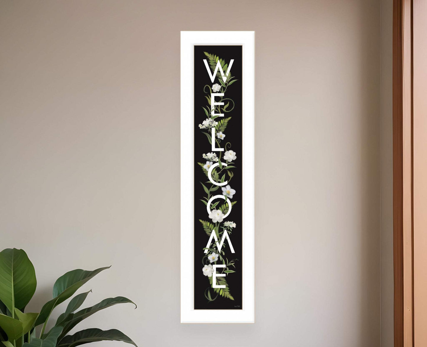 Welcome Sign I 1 White Framed Print Wall Art - Homeroots - Flyclothing LLC