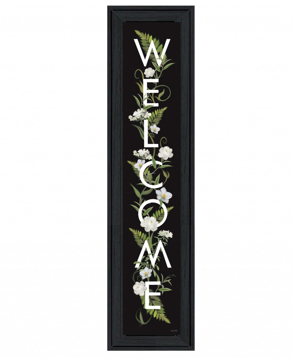 Welcome Sign I 2 Black Framed Print Wall Art - Homeroots - Flyclothing LLC