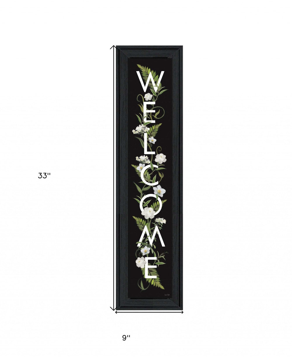 Welcome Sign I 2 Black Framed Print Wall Art - Homeroots - Flyclothing LLC