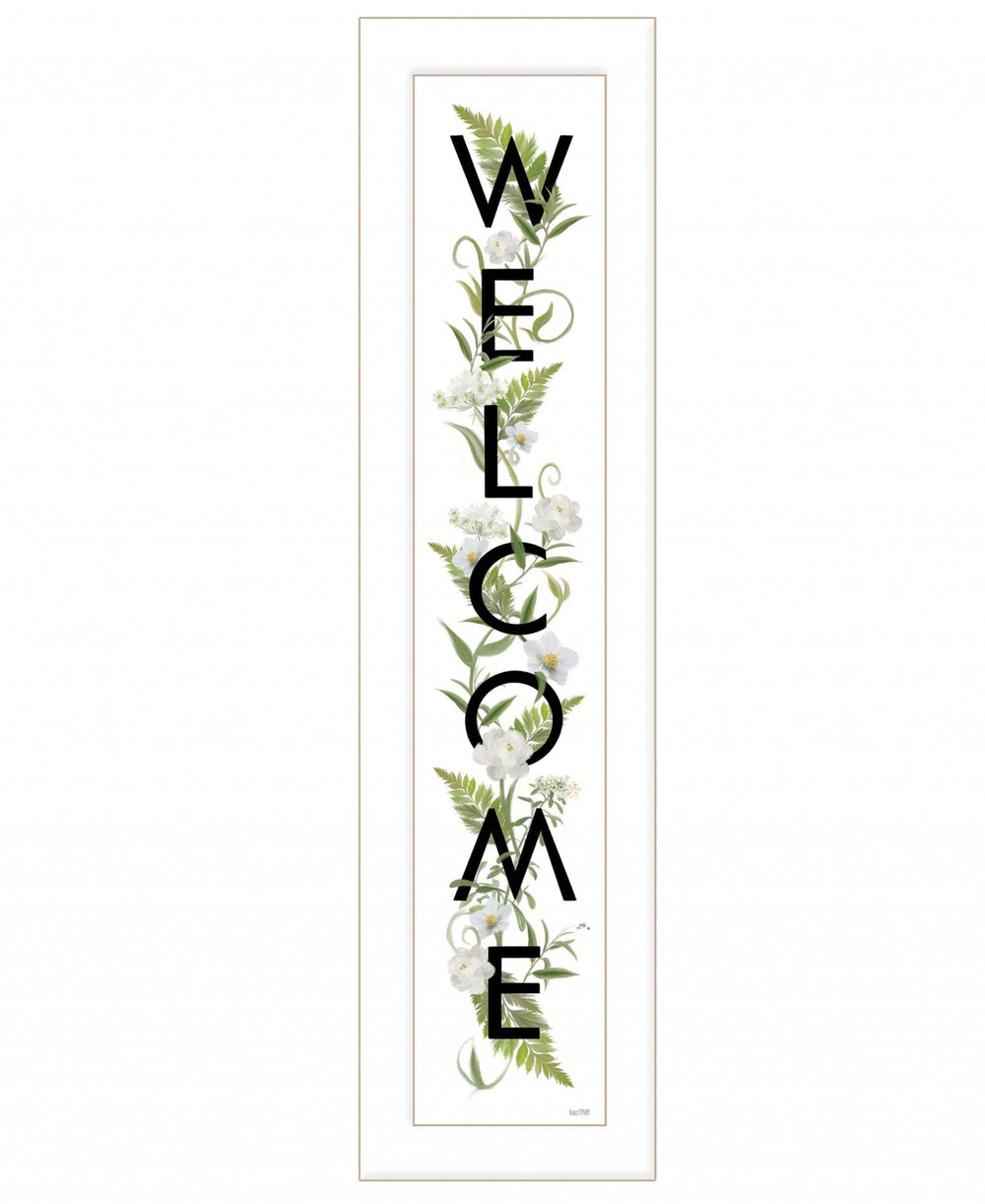 Welcome Sign II 1 White Framed Print Wall Art - Homeroots - Flyclothing LLC