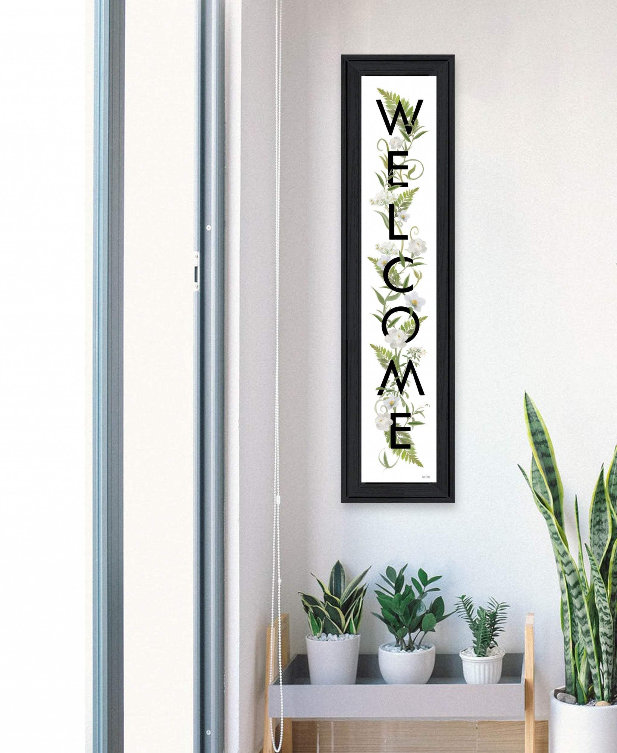 Welcome Sign II 2 Black Framed Print Wall Art - Homeroots - Flyclothing LLC