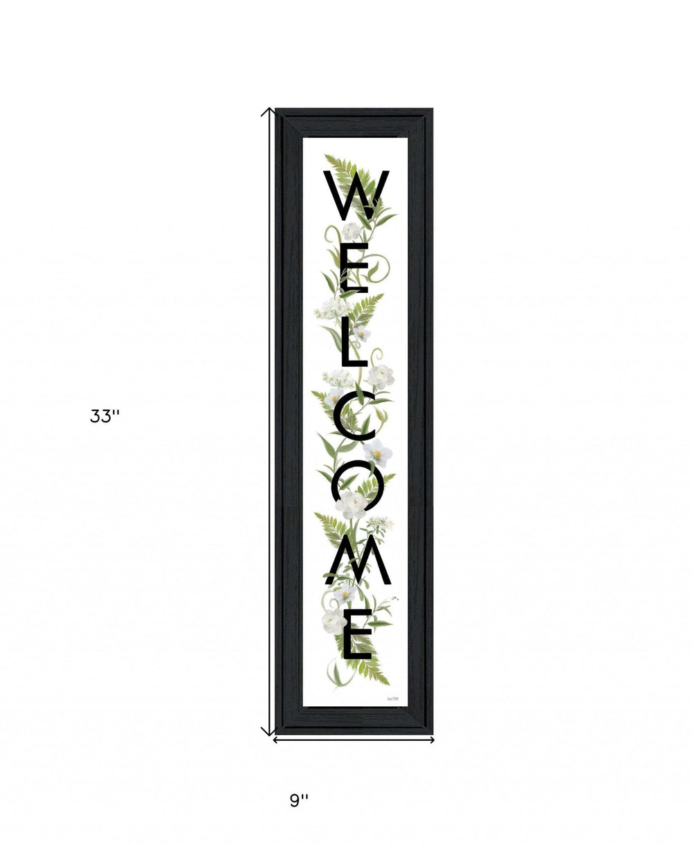 Welcome Sign II 2 Black Framed Print Wall Art - Homeroots - Flyclothing LLC