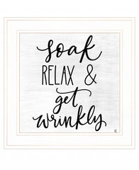 Lets Get Wrinkly 1 White Framed Print Bathroom Wall Art - Homeroots