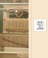 Lets Get Wrinkly 1 White Framed Print Bathroom Wall Art - Homeroots - Flyclothing LLC