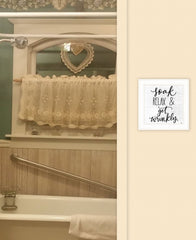 Lets Get Wrinkly 1 White Framed Print Bathroom Wall Art - Homeroots