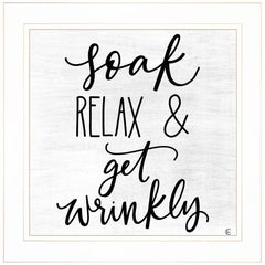 Lets Get Wrinkly 1 White Framed Print Bathroom Wall Art - Homeroots