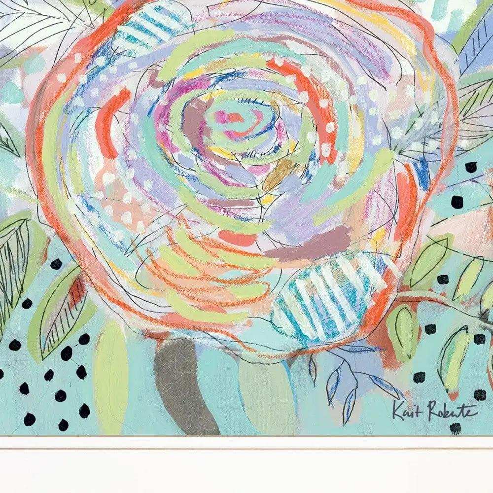 Bloom for Yourself 1 White Framed Print Wall Art - Homeroots - Flyclothing LLC