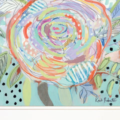 Bloom for Yourself 1 White Framed Print Wall Art - Homeroots