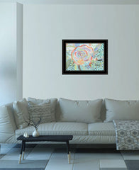 Bloom for Yourself 2 Black Framed Print Wall Art - Homeroots