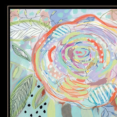 Bloom for Yourself 2 Black Framed Print Wall Art - Homeroots