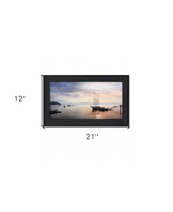 BAR HARBOR SILHOUETTES 2 Black Framed Print Wall Art - Homeroots