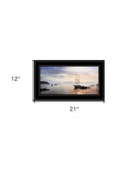 BAR HARBOR SILHOUETTES 3 Black Framed Print Wall Art - Homeroots