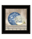 Farmhouse Blues I 2 Black Framed Print Wall Art - Homeroots