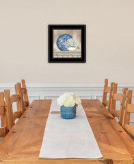 Farmhouse Blues I 2 Black Framed Print Wall Art - Homeroots