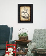 Friends 1 Black Framed Print Wall Art - Homeroots - Flyclothing LLC