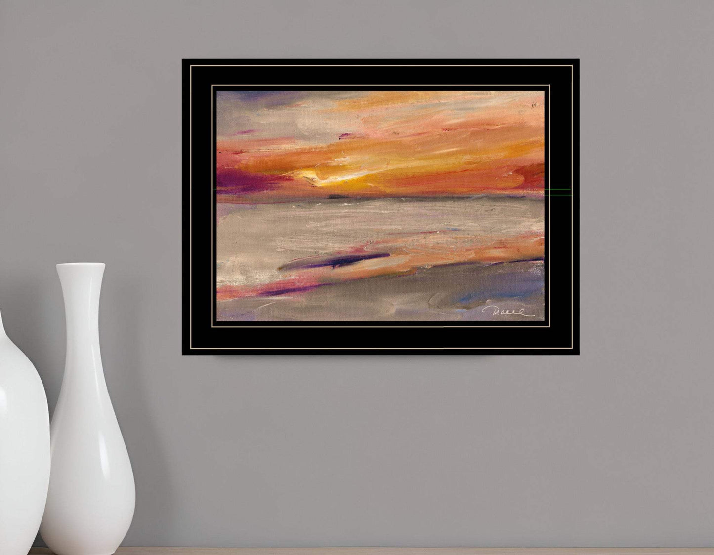 Western Sky 2 Black Framed Print Wall Art - Homeroots - Flyclothing LLC