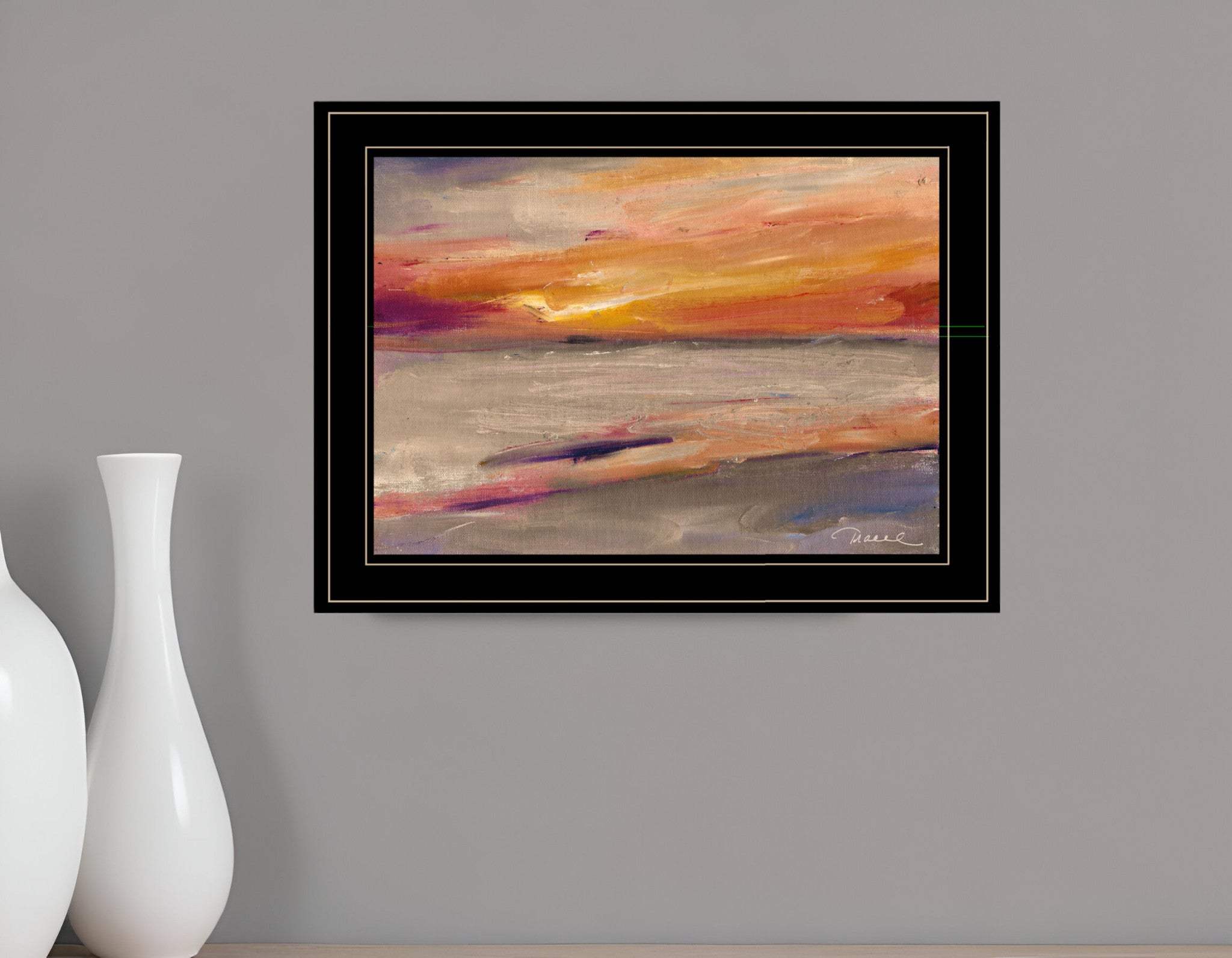 Western Sky 2 Black Framed Print Wall Art - Homeroots - Flyclothing LLC