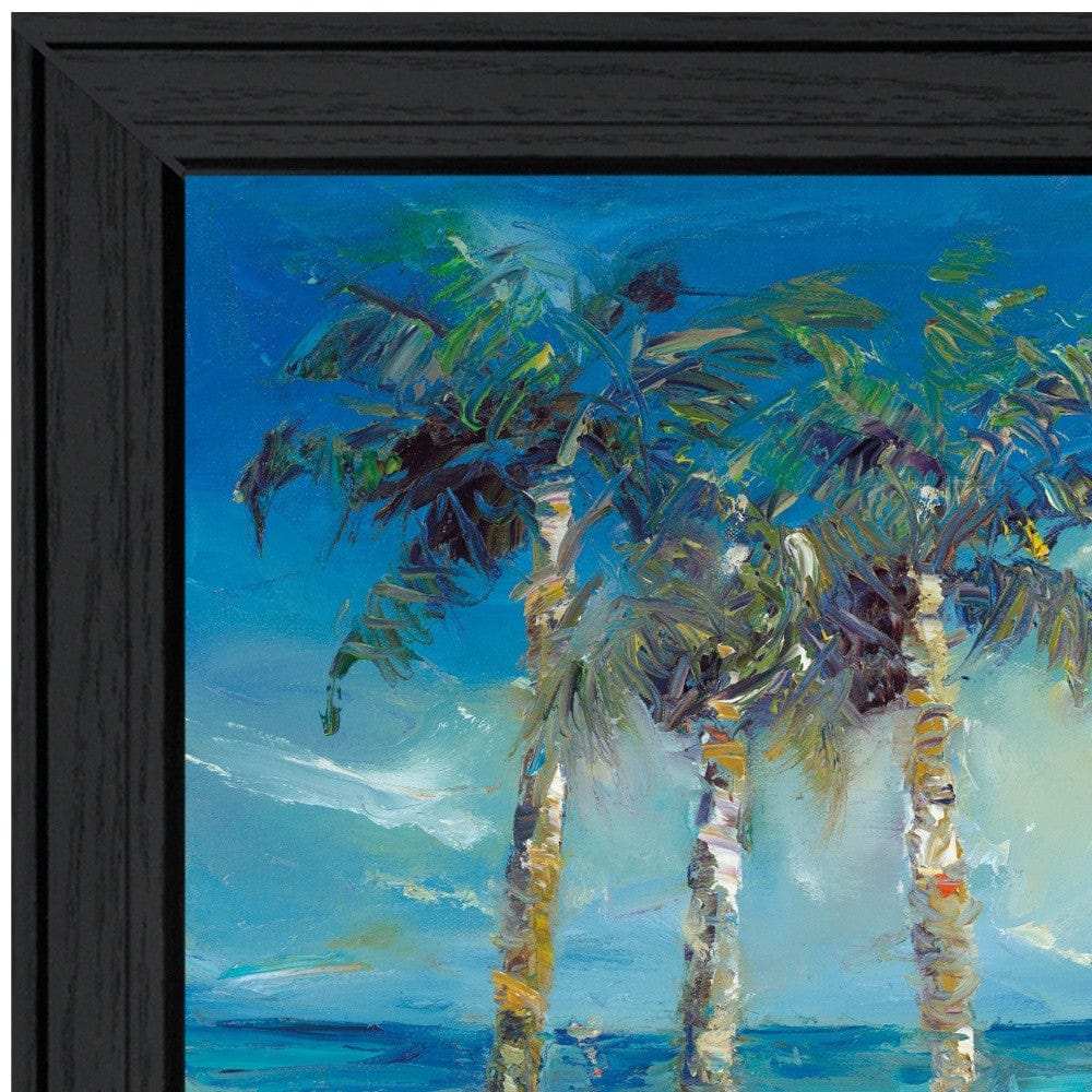 Threes Company 1 Black Framed Print Wall Art - Homeroots - Flyclothing LLC