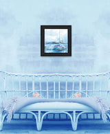 Serenity Sloop 2 Black Framed Print Wall Art - Homeroots - Flyclothing LLC