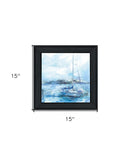 Serenity Sloop 2 Black Framed Print Wall Art - Homeroots - Flyclothing LLC