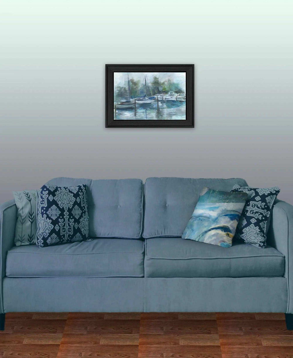 Lagoon 2 Black Framed Print Wall Art - Homeroots - Flyclothing LLC