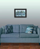 Lagoon 2 Black Framed Print Wall Art - Homeroots - Flyclothing LLC