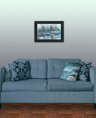Lagoon 2 Black Framed Print Wall Art - Homeroots