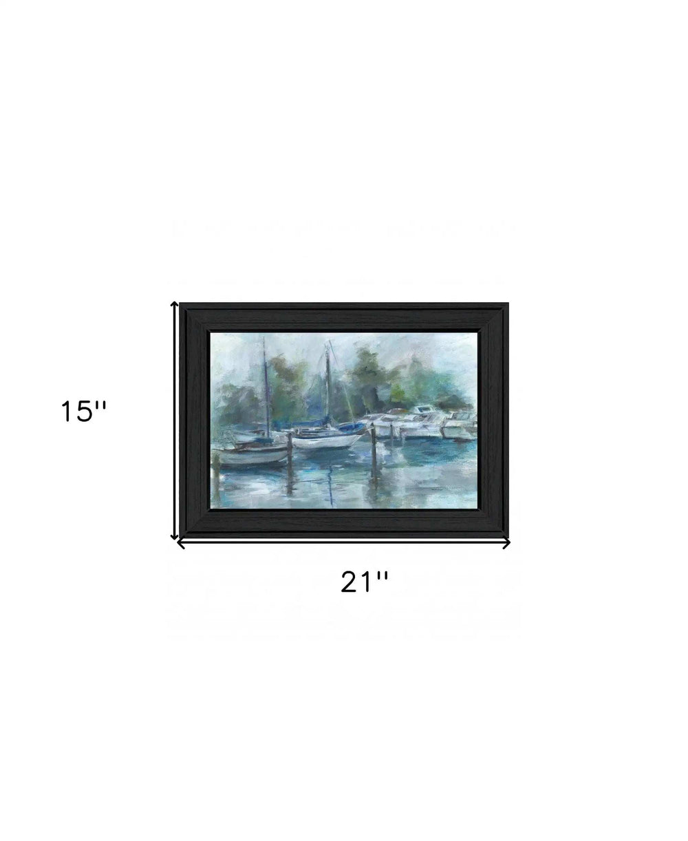 Lagoon 2 Black Framed Print Wall Art - Homeroots - Flyclothing LLC