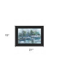 Lagoon 2 Black Framed Print Wall Art - Homeroots