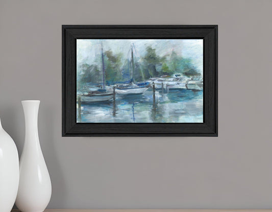 Lagoon 2 Black Framed Print Wall Art - Homeroots