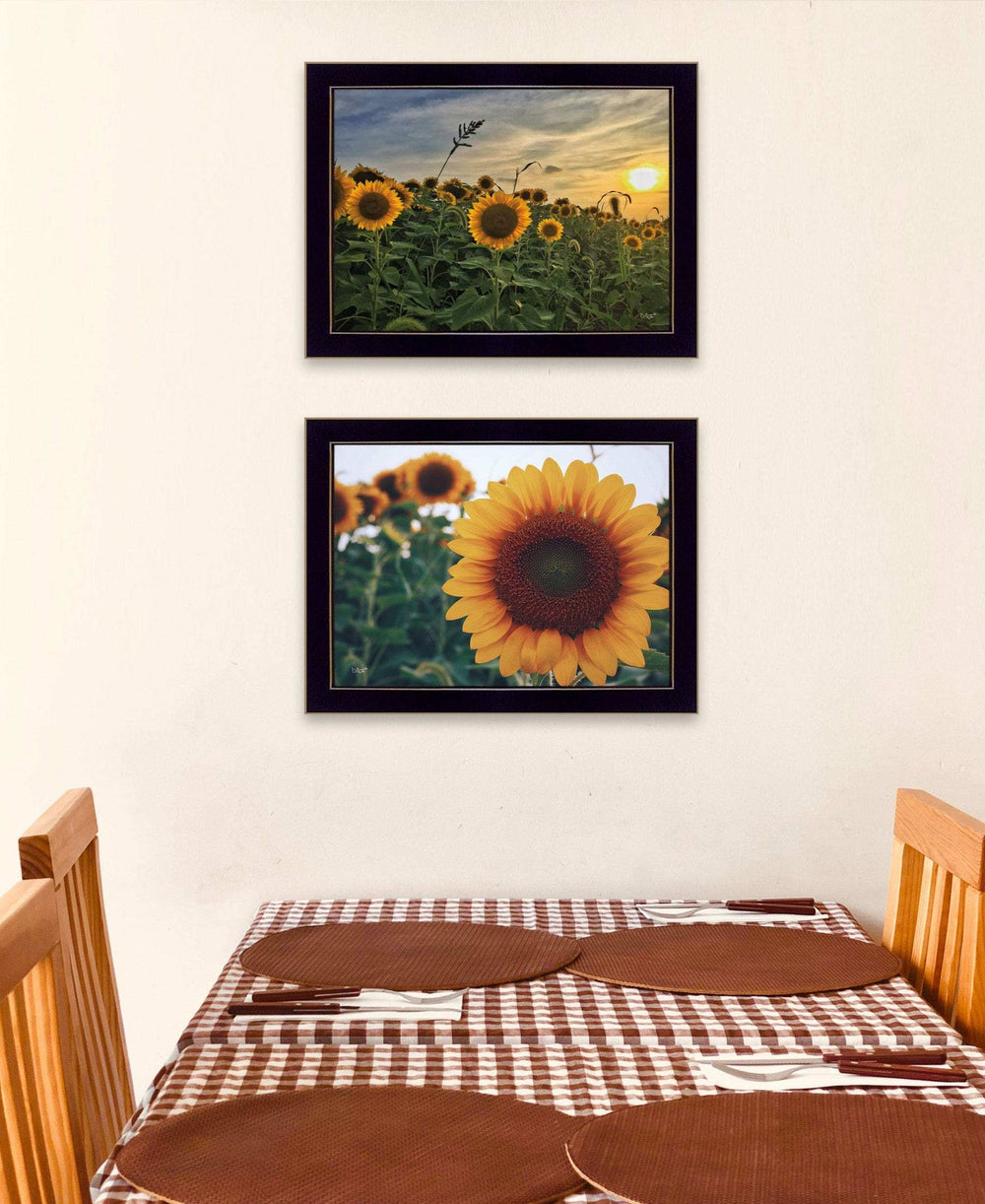 Set Of Two Midwest Living 4 Black Framed Print Wall Art - Homeroots - Flyclothing LLC