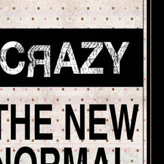 Set Of Two The New Normal Black Framed Print Wall Art