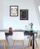 Set Of Two Flowers Make Us Laugh Black Framed Print Wall Art - Homeroots - Flyclothing LLC