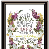 Set Of Two Flowers Make Us Laugh Black Framed Print Wall Art - Homeroots - Flyclothing LLC